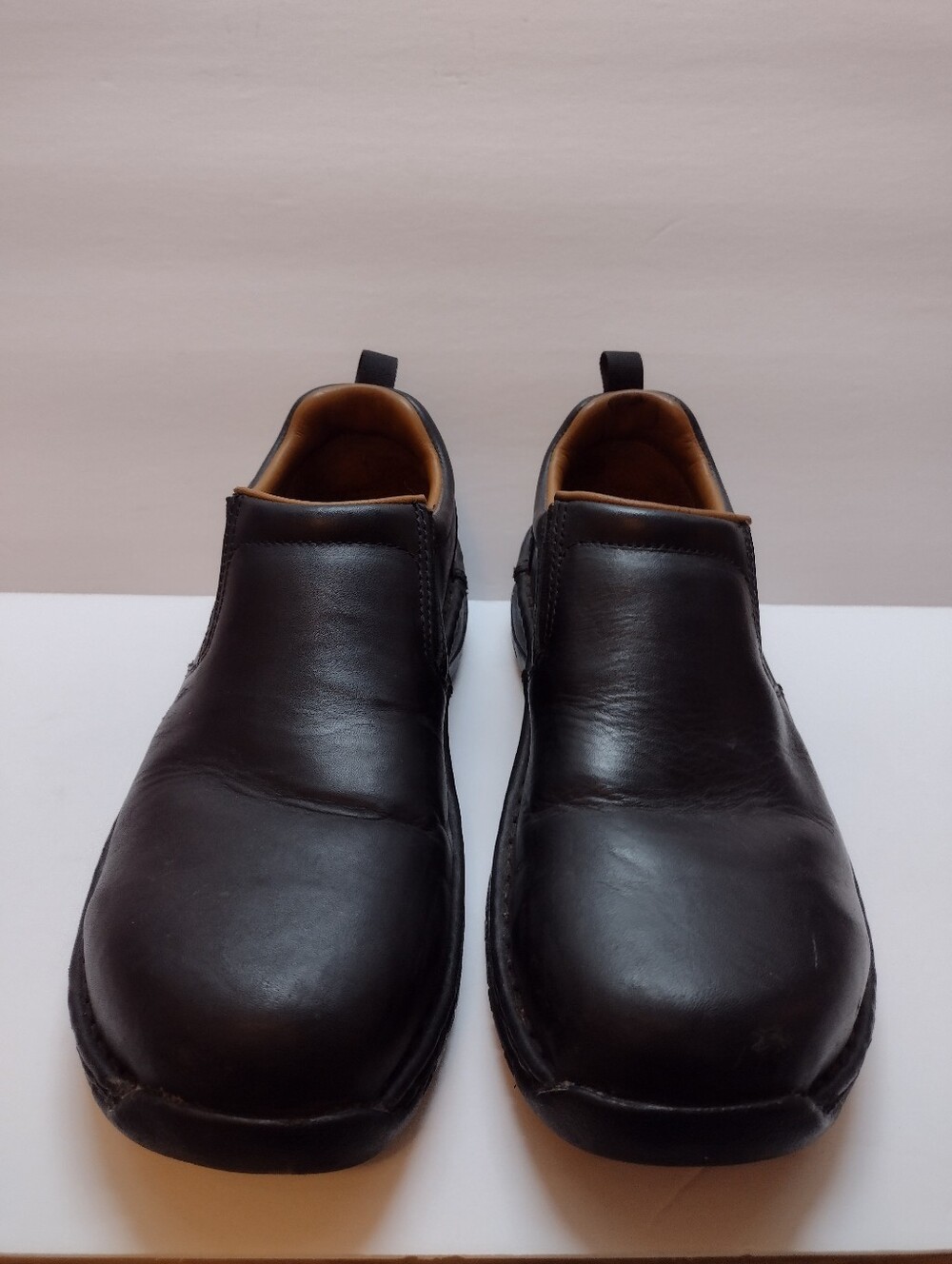 Red Wing 6700 Leather Slip On Work Shoes Steel Toe Men's Size 8 Black ASTM F2413